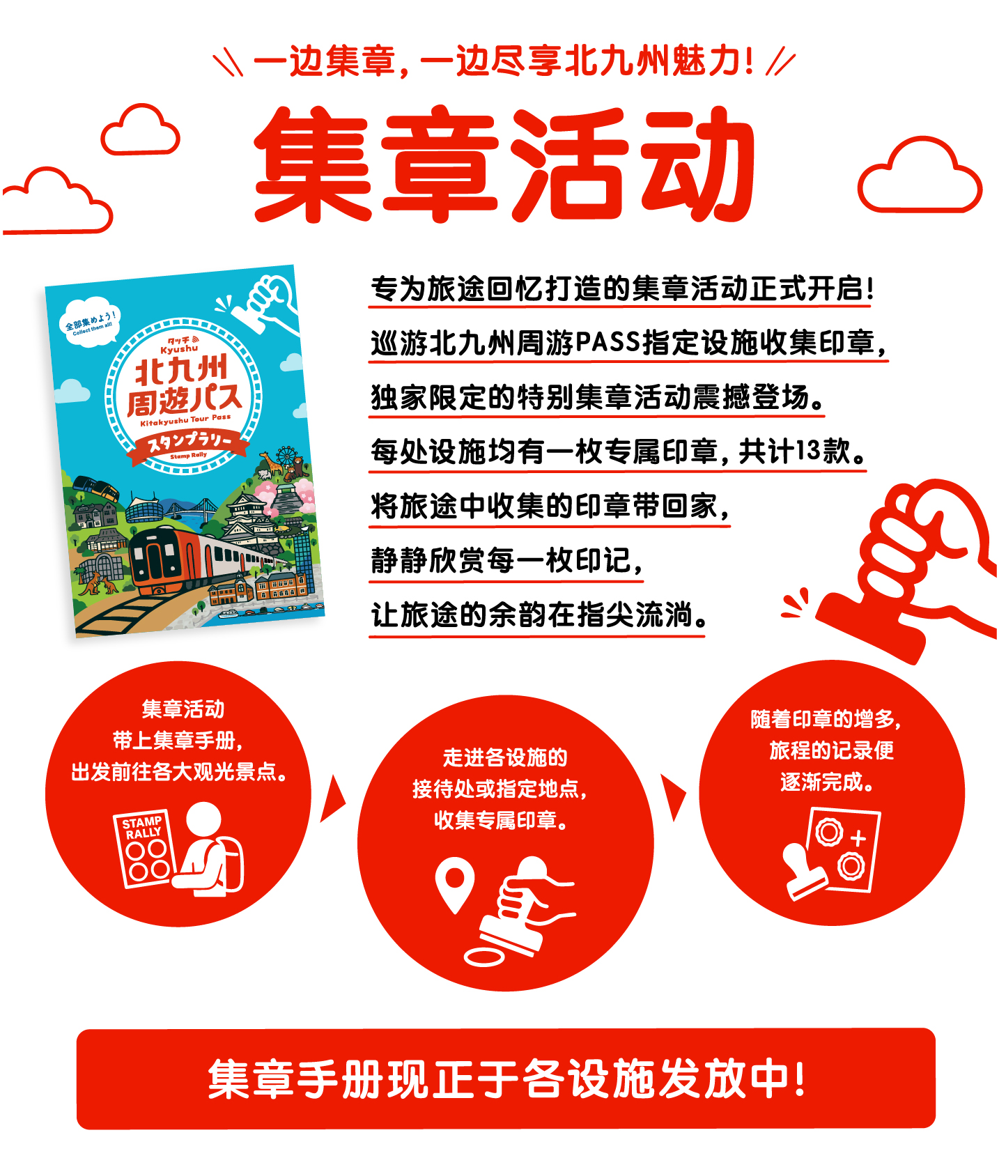 スタンプを集めながら、北九州をもっと満喫しよう！スタンプラリー